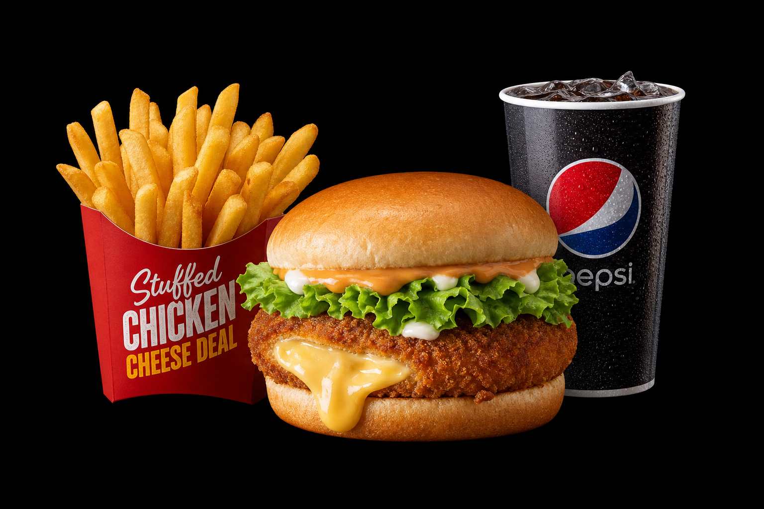 Stuffed Chicken Cheese Deal